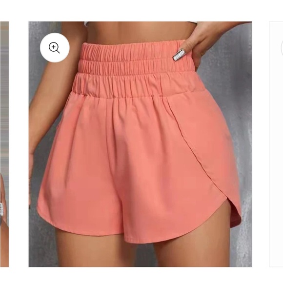 Pants - High Waisted Athletic Shorts